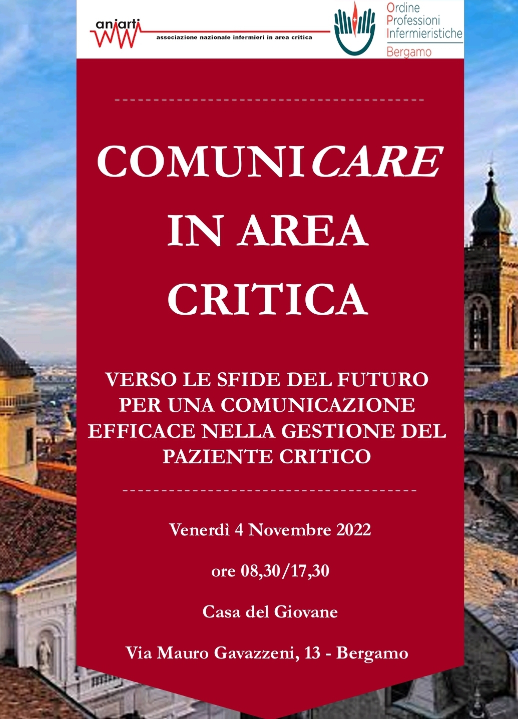 Corso formativo "ComuniCArE  in Area Critica"